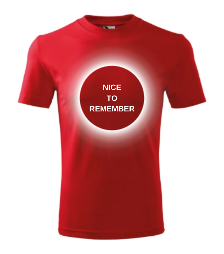 T-shirt men’s Nice to Remember (Test)